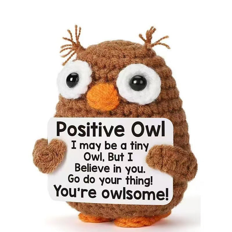 Handmade wool positive cute doll pendant