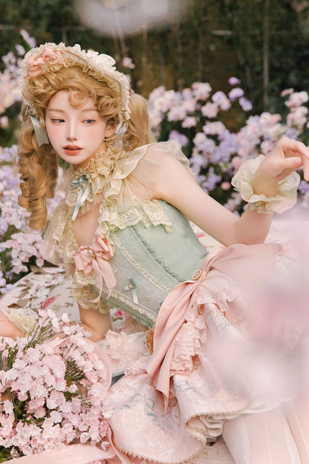 Little Dia Sweet Lolita Dress + BNT + Neck Accessories