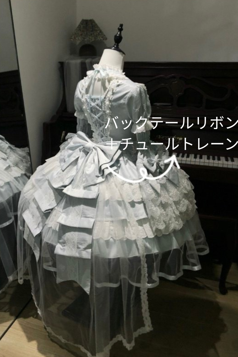 [February 8 Reservation Deadline]Pink Blue Tiered Lace Ribbon Princess Series Accessories