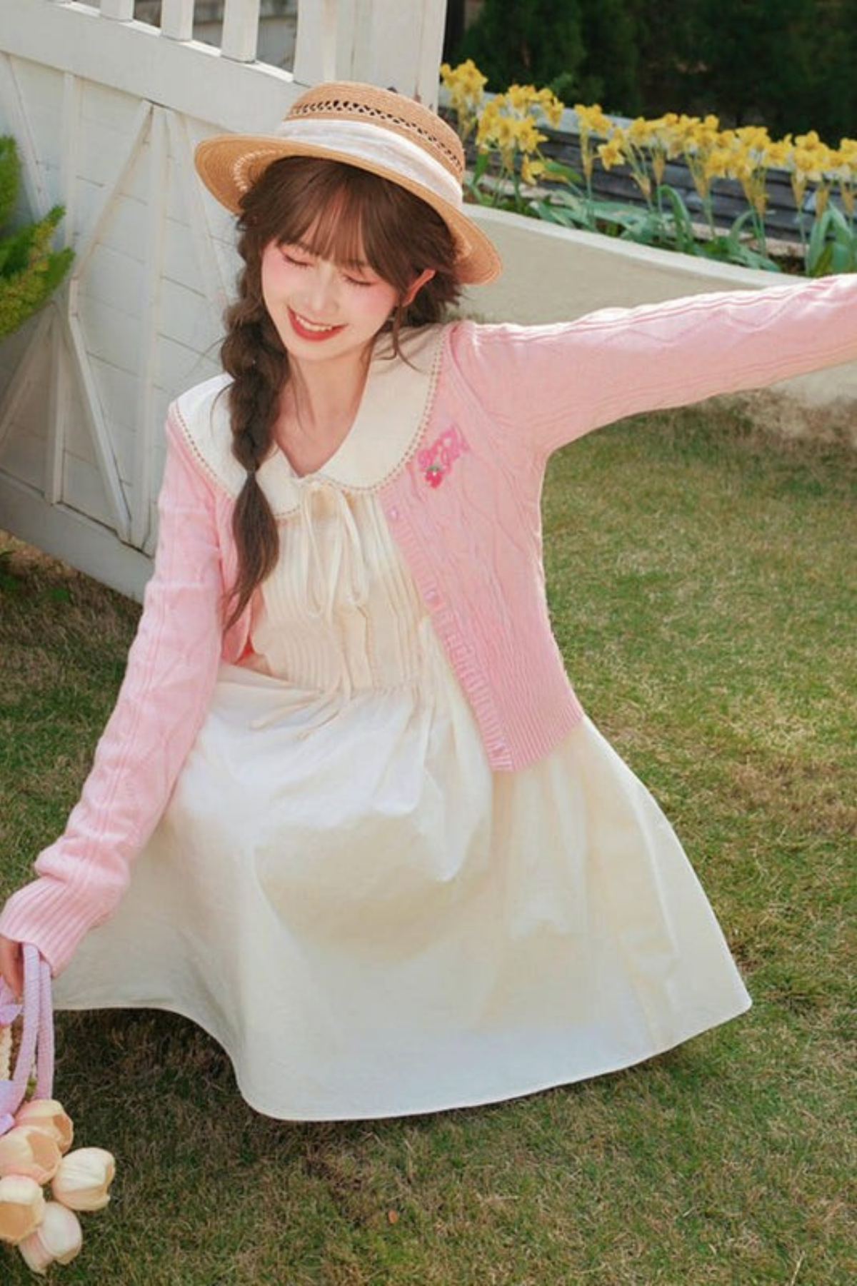Sweet Retro Knit Cardigan
