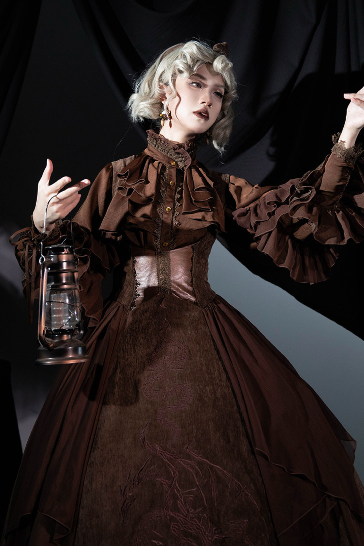 Snake Moon Night Lolita Jumper Skirt