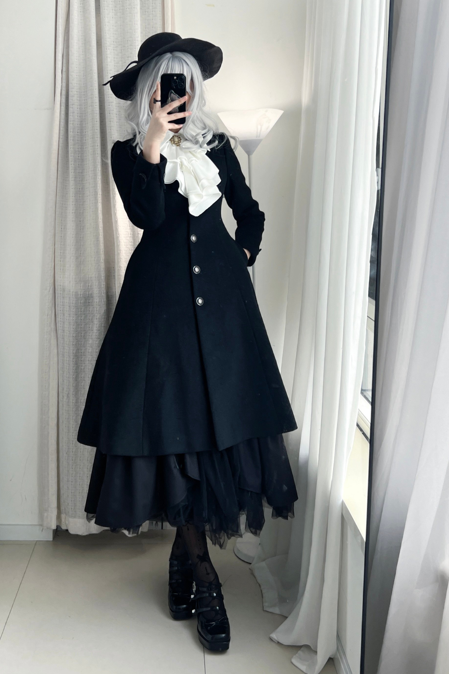 Gothic Wool Coat Suit