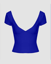 Load image into Gallery viewer, Equinox Illuminum Scoop Neck Coquette Top
