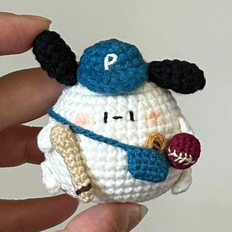 DIY cute mini wool hellokitty pendant