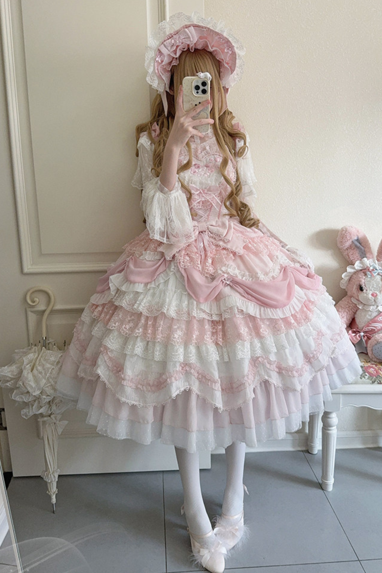 Pink Satin Sweetheart Dress