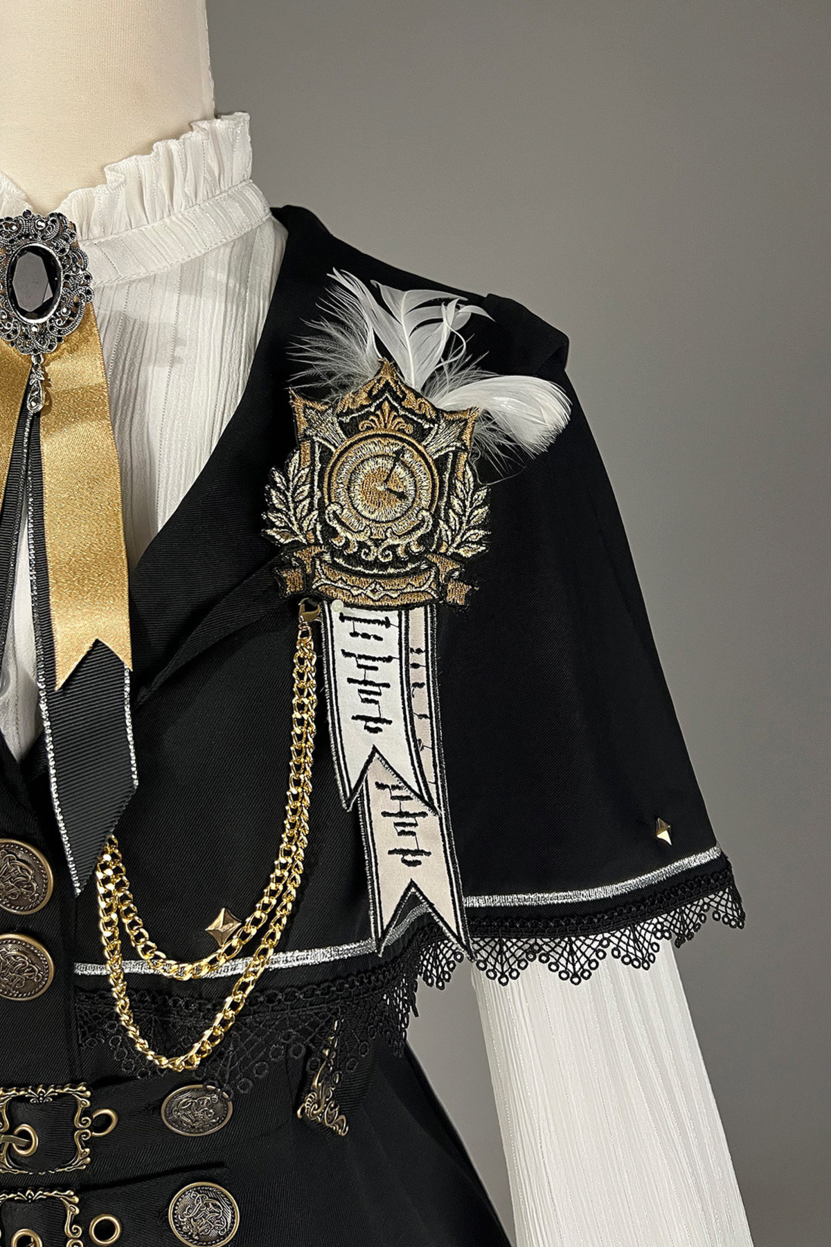 Dragon Lament Cape Dress