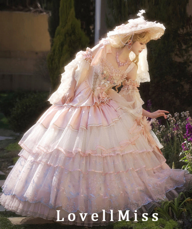 Bows Mesh Lace Lolita Dress