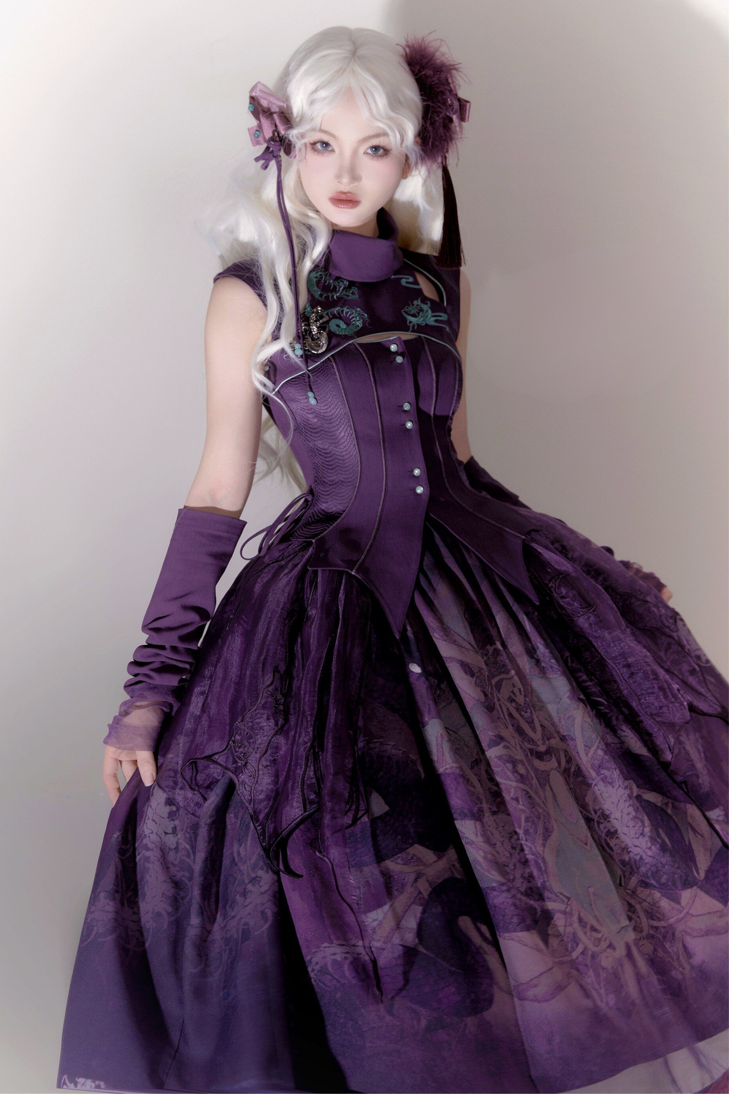Mode Dragon Lolita Top + Skirt