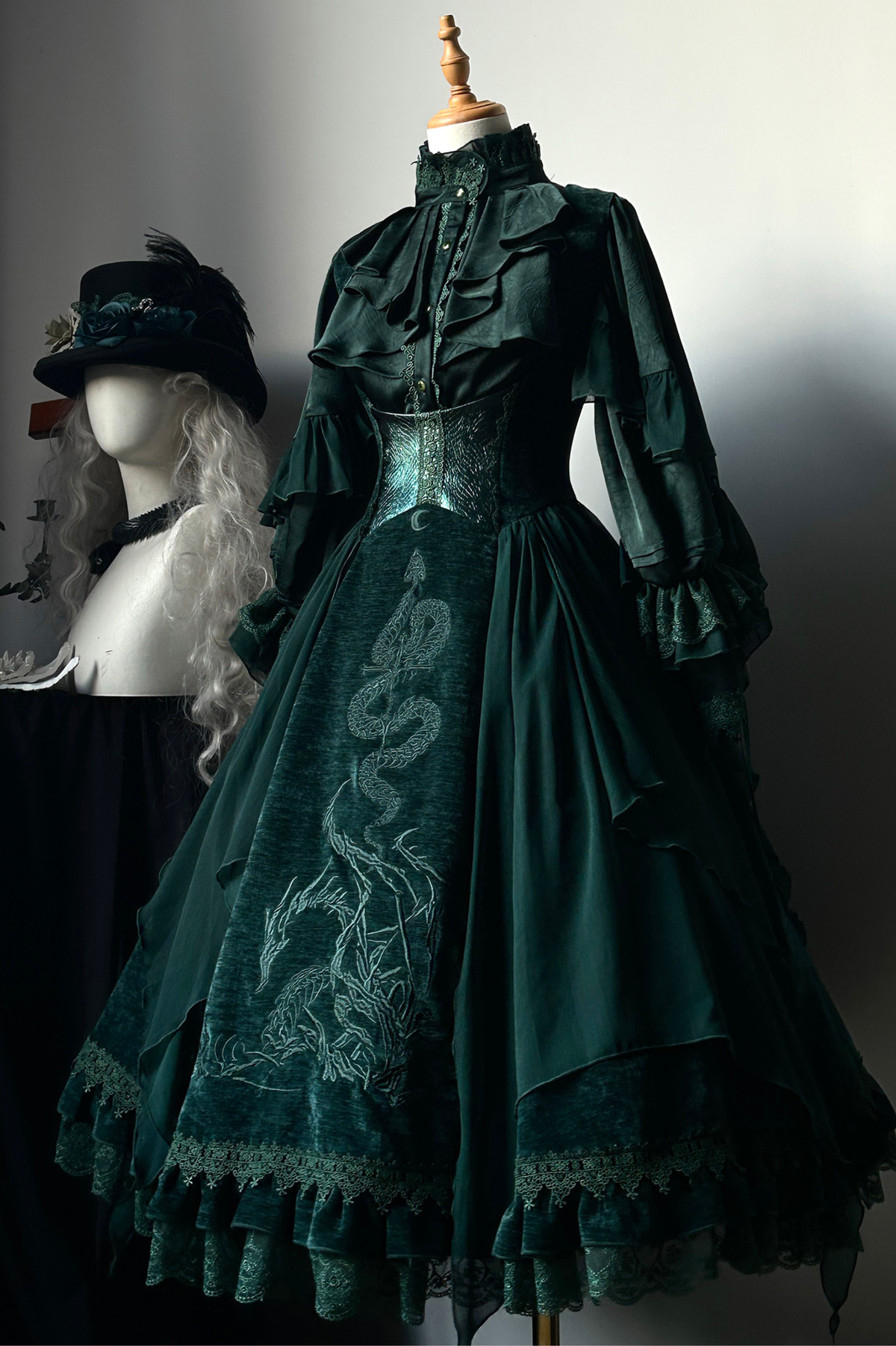 Snake Moon Night Lolita Jumper Skirt