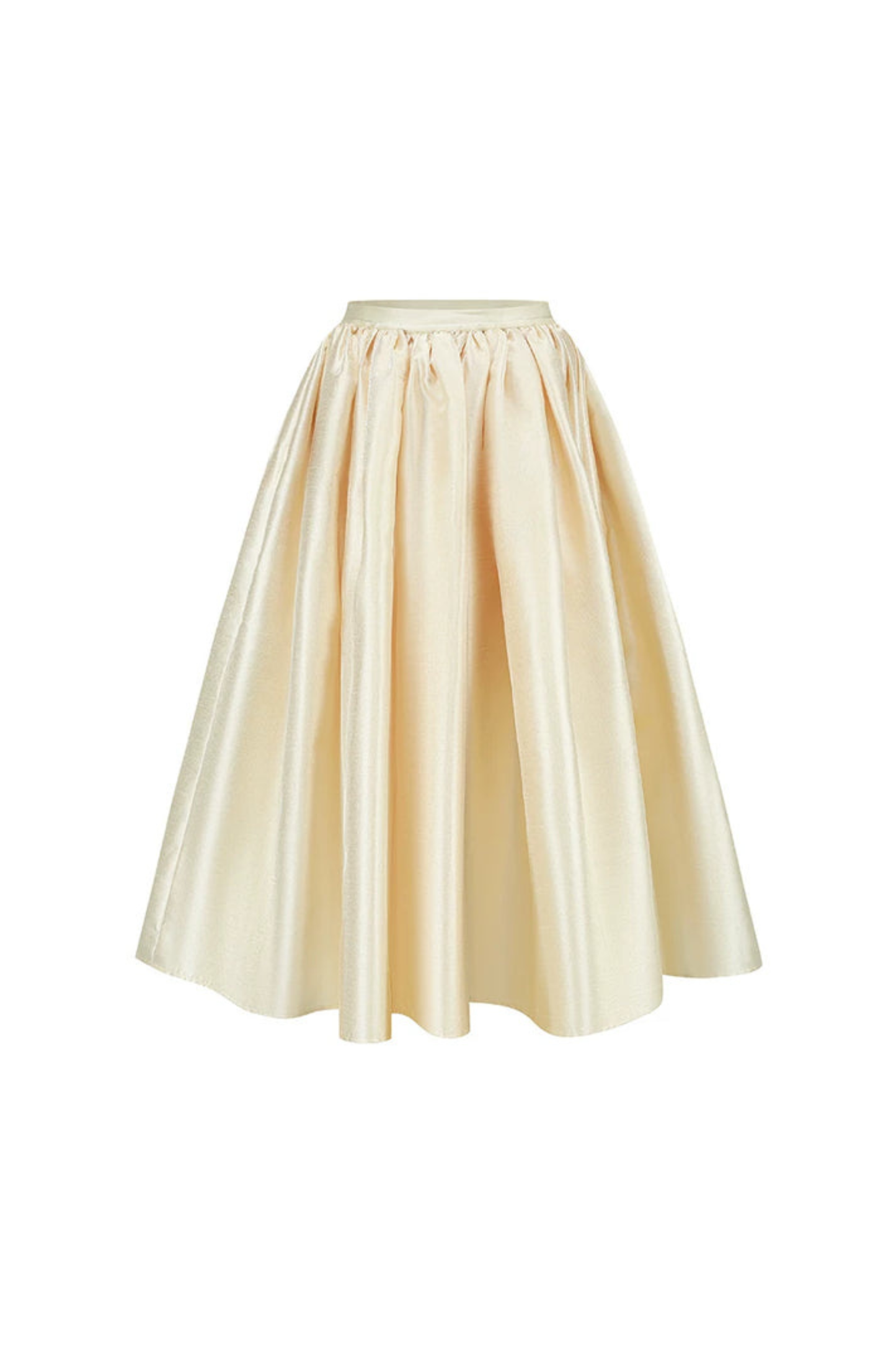 Antique Corset Top + Satin Flare Skirt