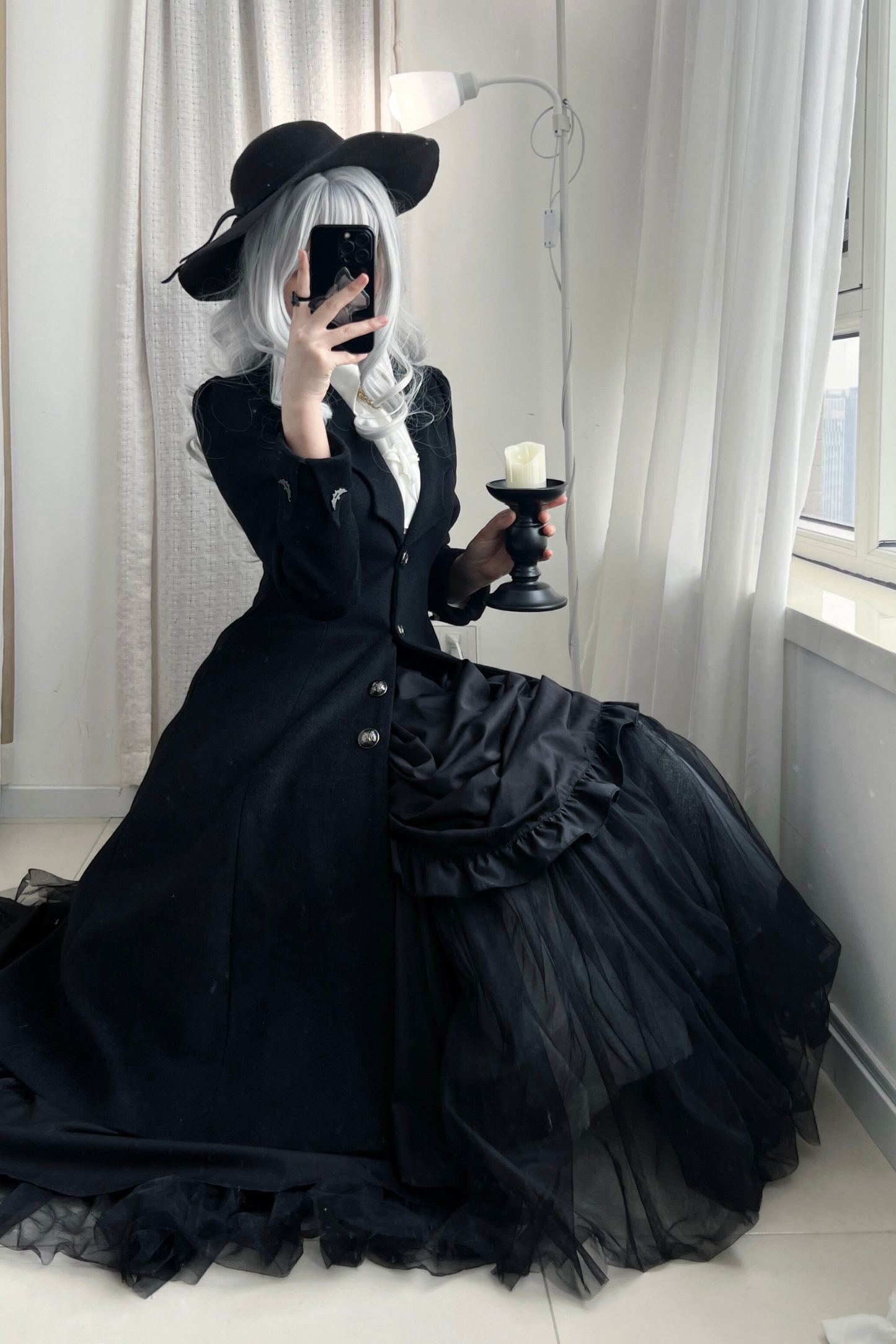 Gothic Wool Coat Suit