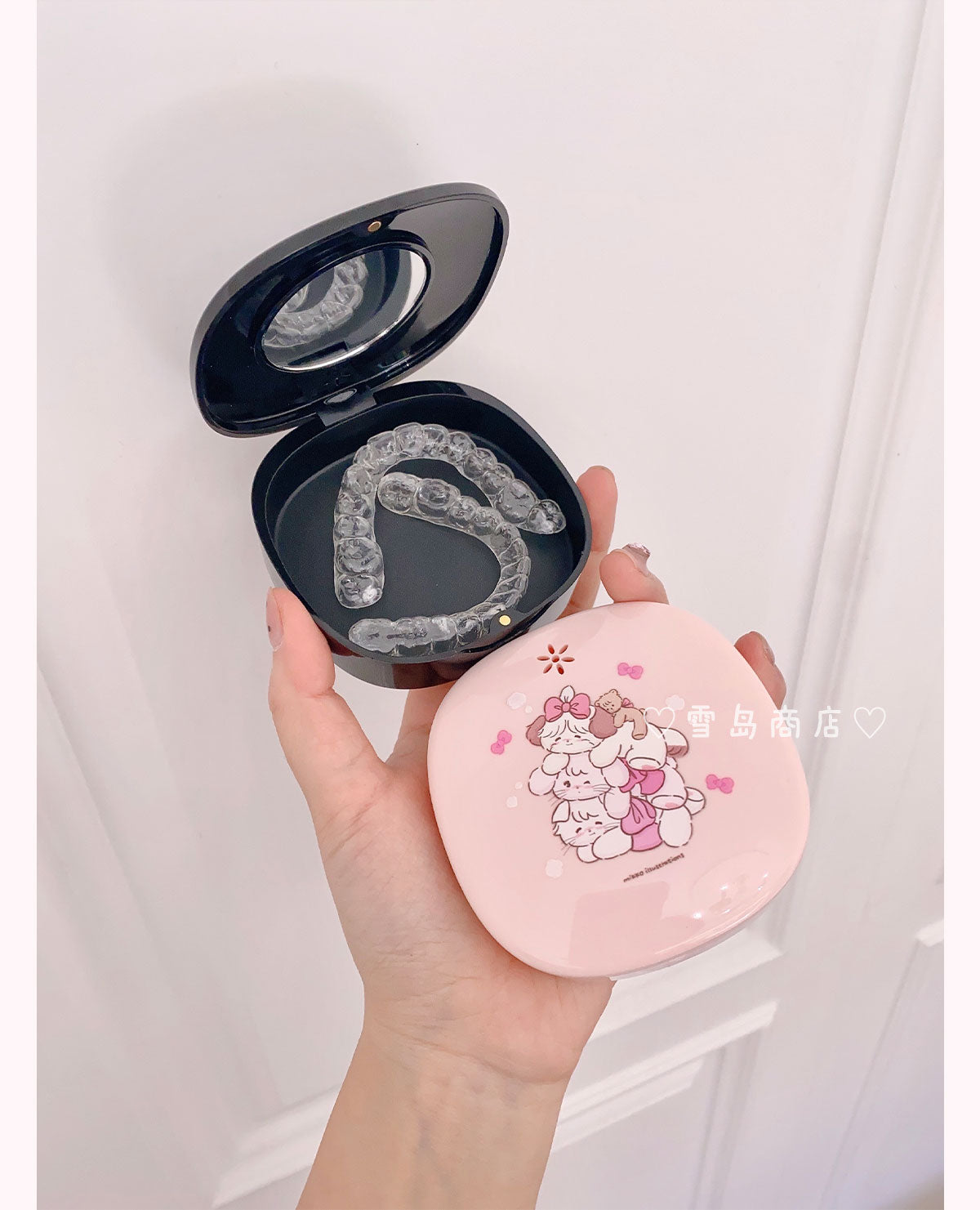kawaii orthodontic invisible braces box