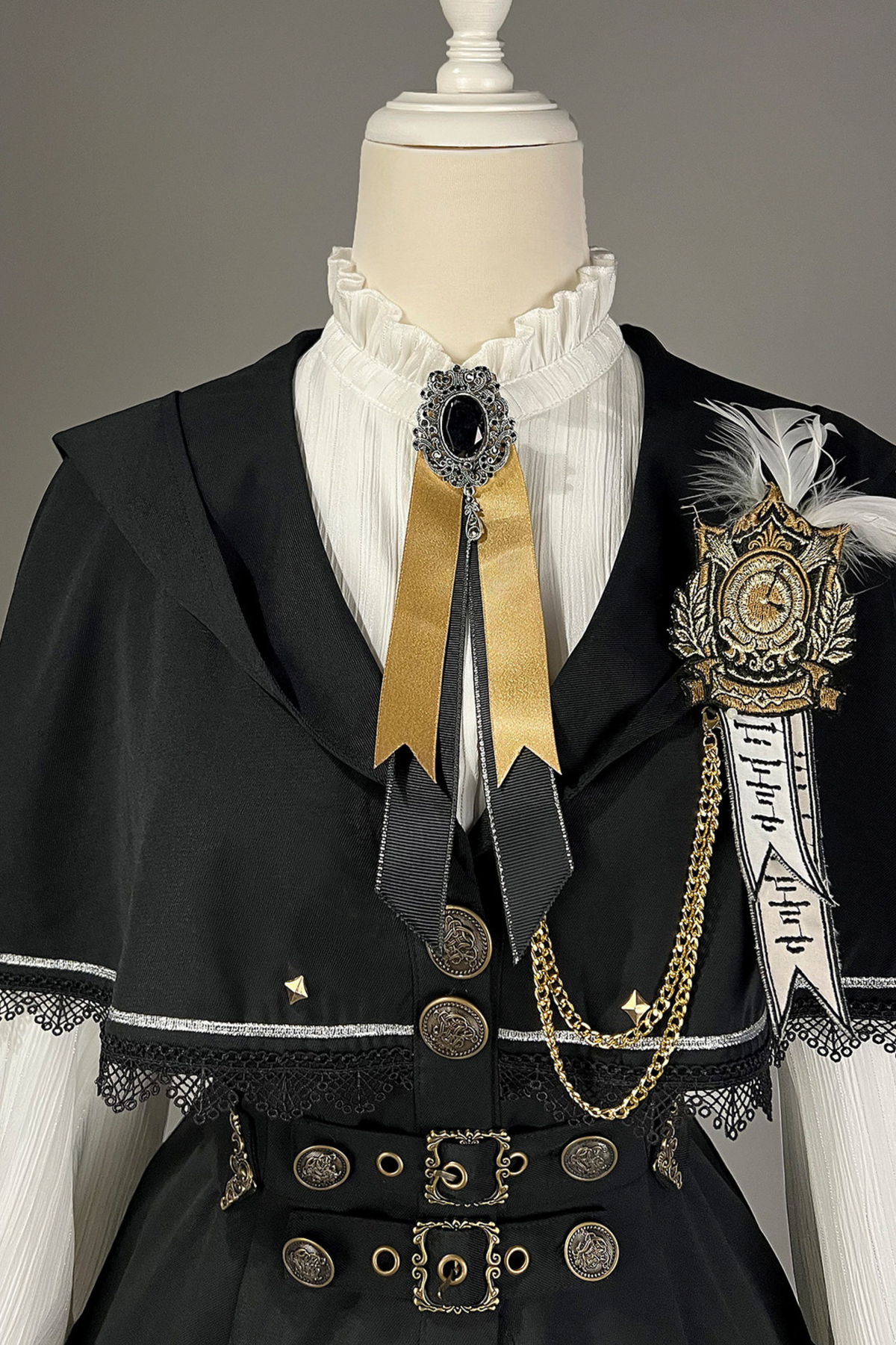Dragon Lament Cape Dress