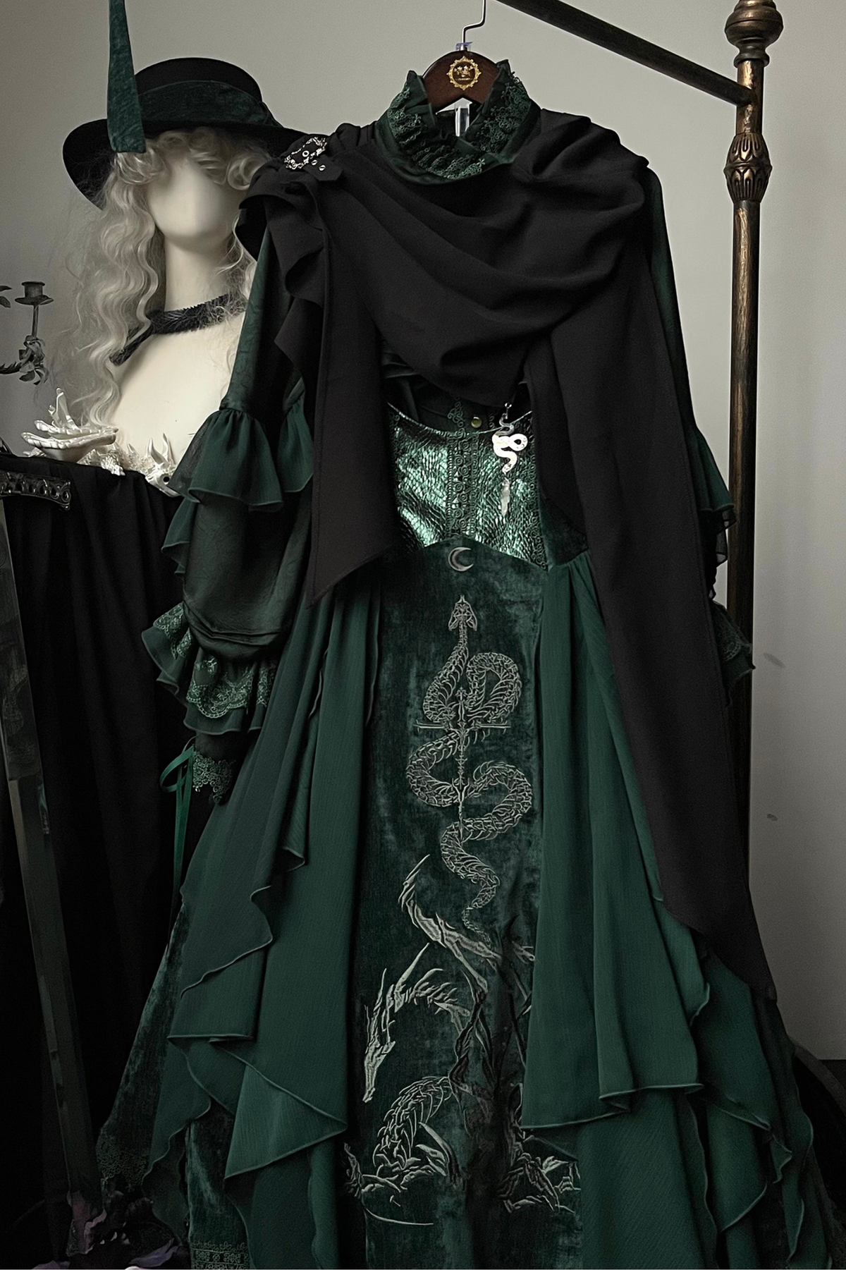 Snake Moon Night Lolita Jumper Skirt