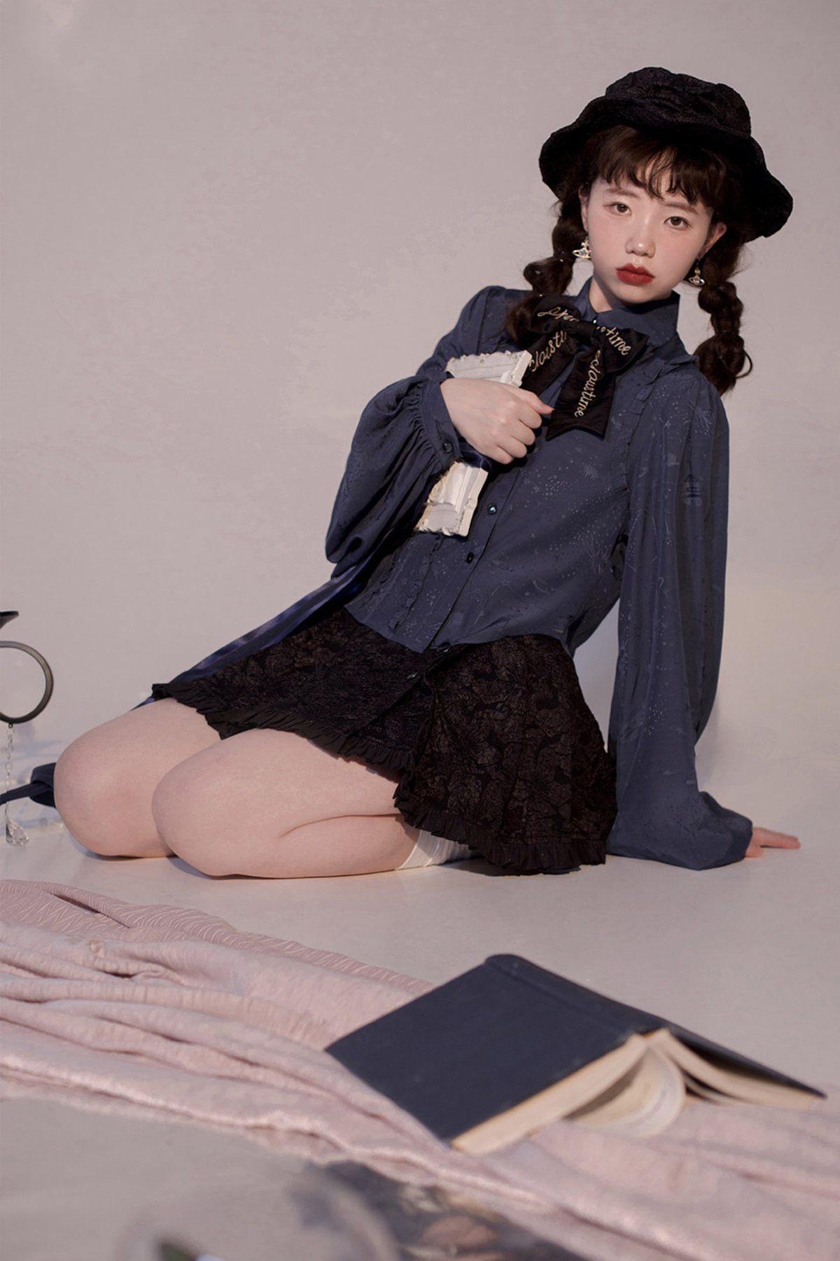 Golden Years Oil Painting Vest + Jacket + Skirt