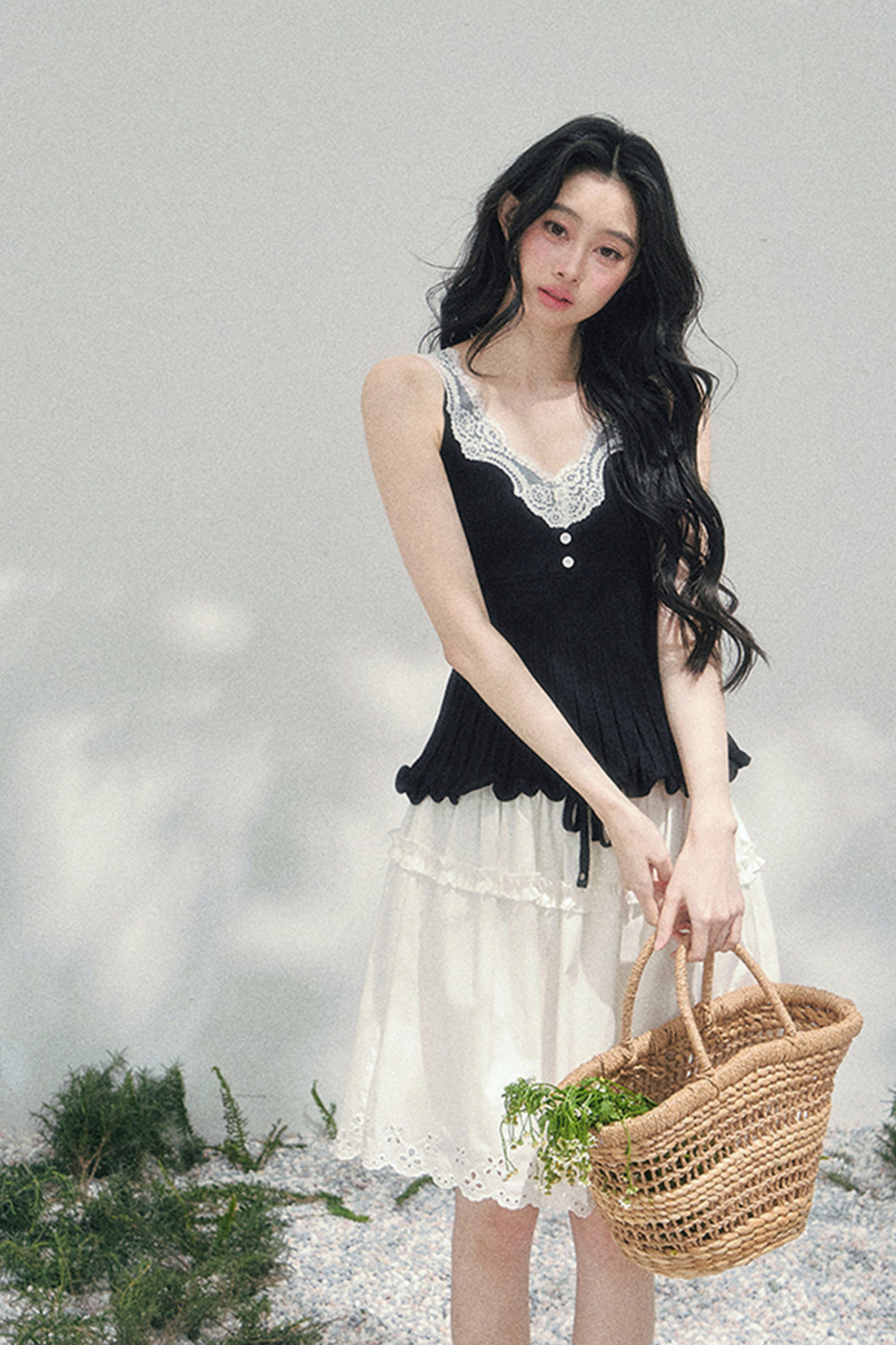 French Lace Jacket + Camisole