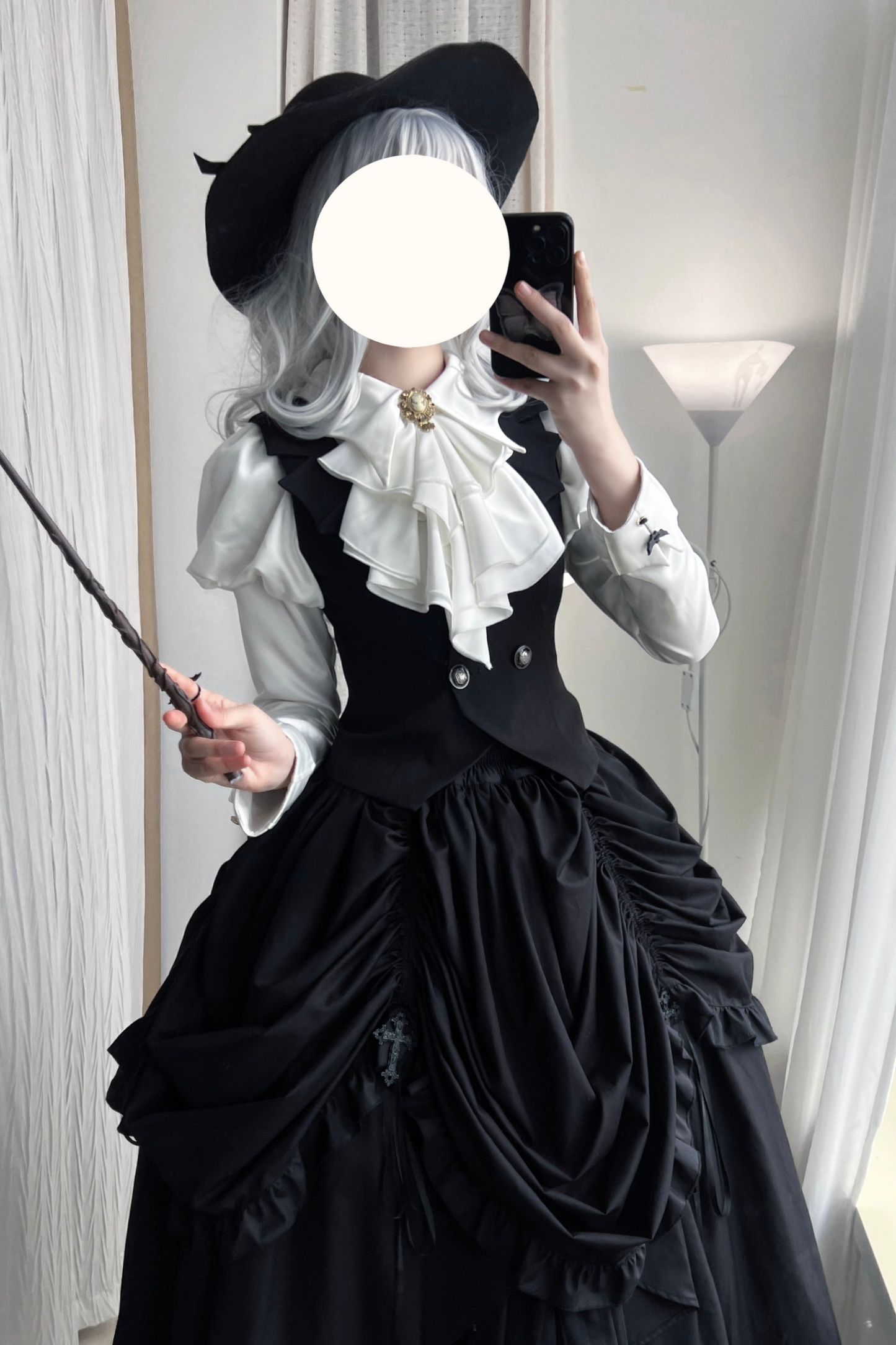 Gothic Wool Coat Suit