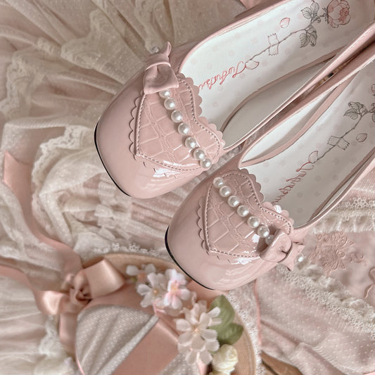 Dream Lolita Pearl Mary Jane High Heels