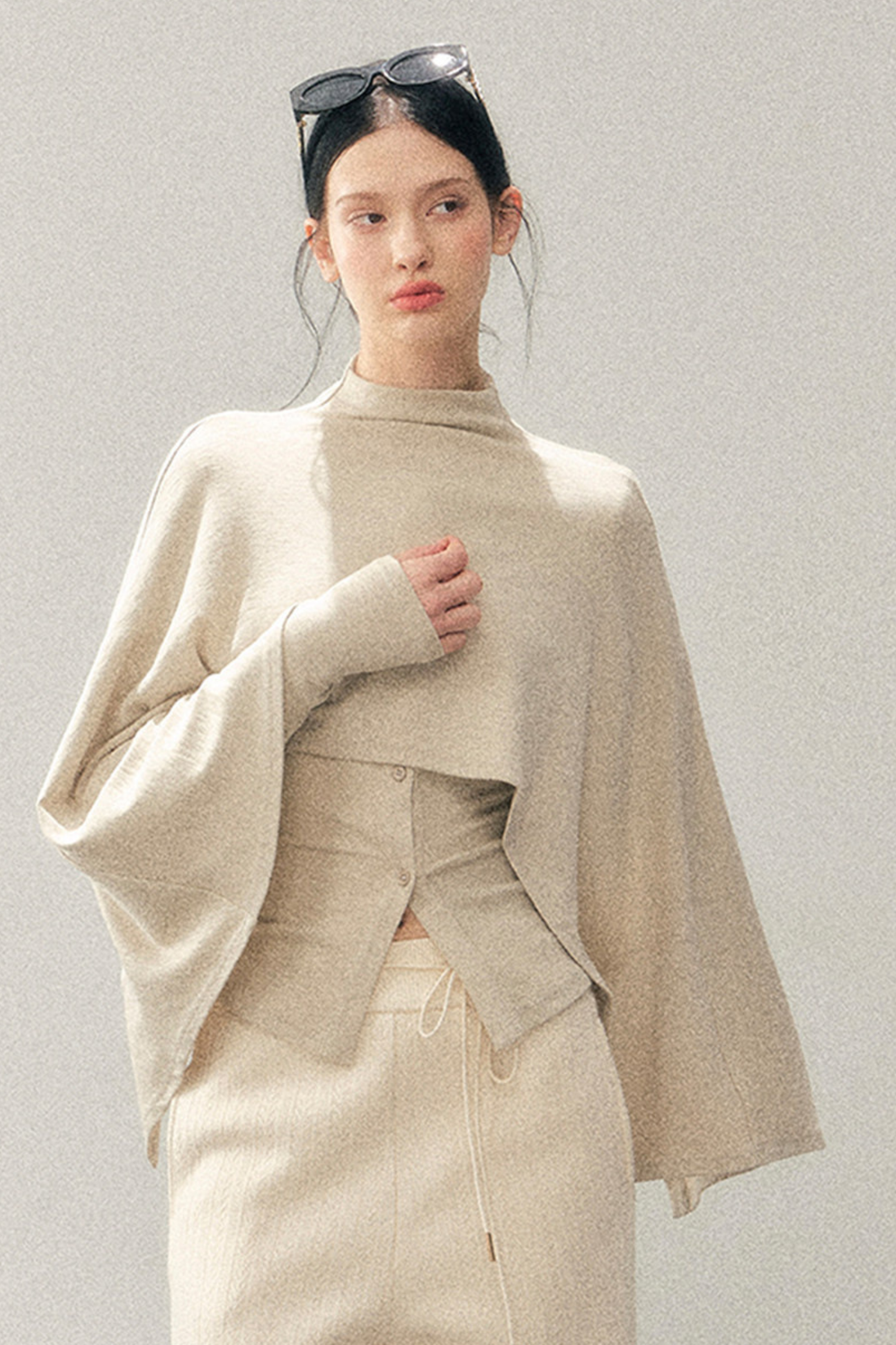 Edgy Tight Shawl + Top