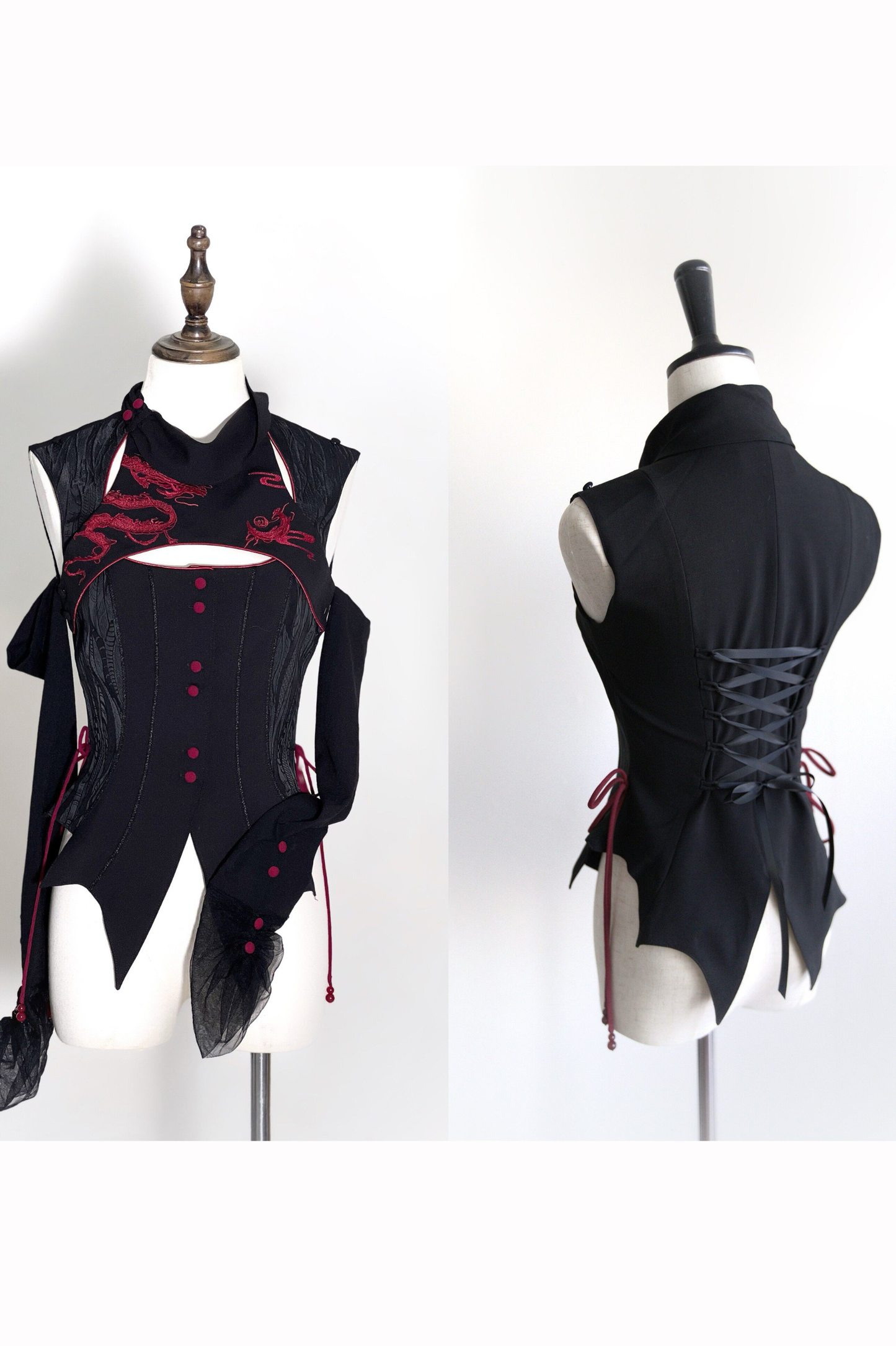 Mode Dragon Lolita Top + Skirt