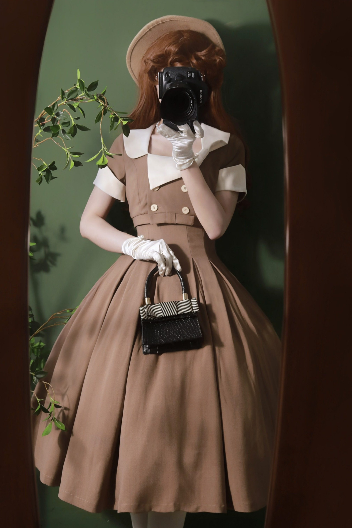 Elegant French Retro Flare Dress + Short Jacket