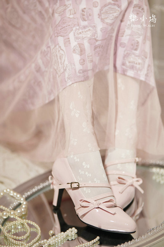 Bow Tie Lolita High Heels
