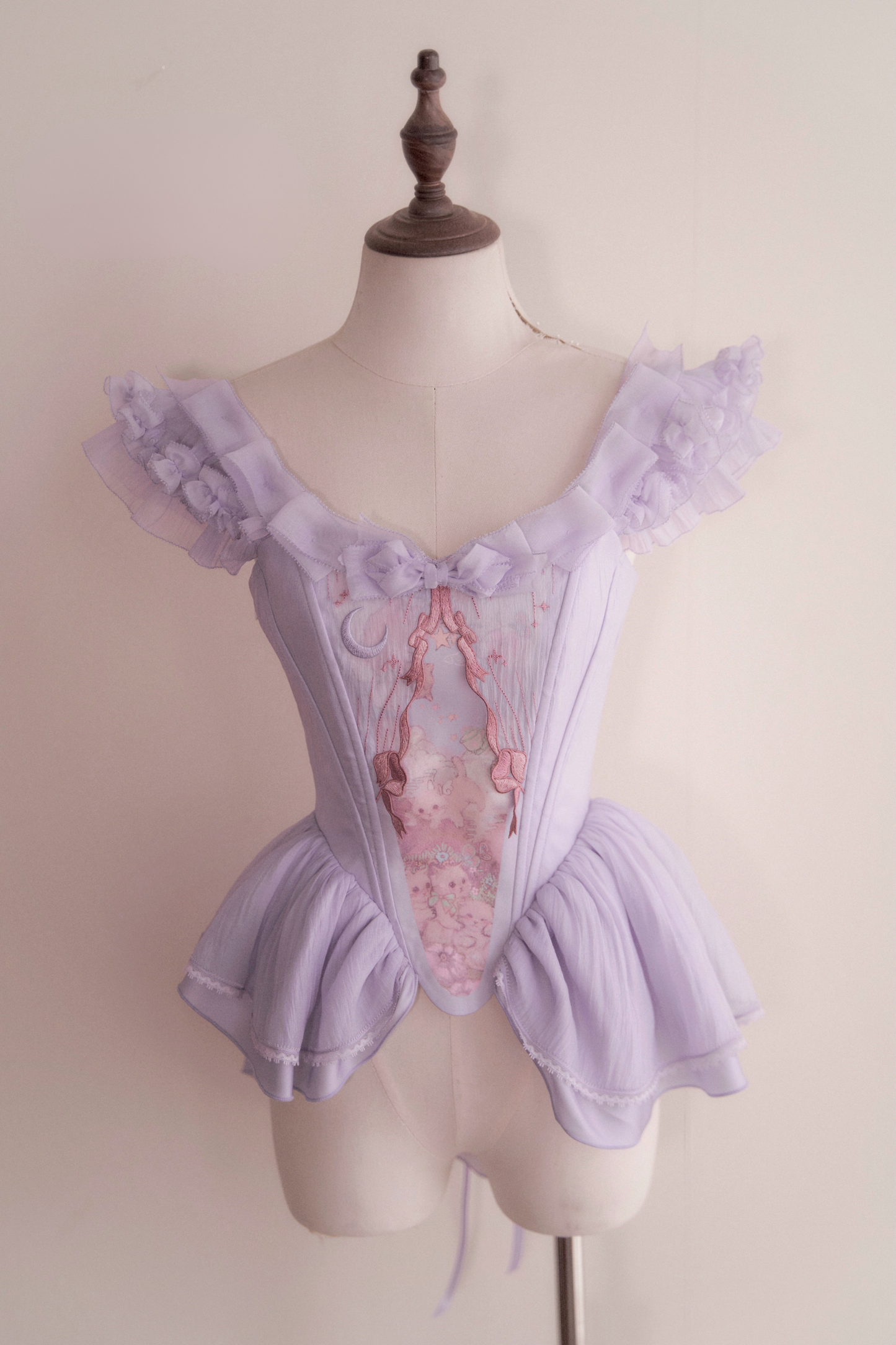 Dreamcore Ballet Lolita Top + Skirt