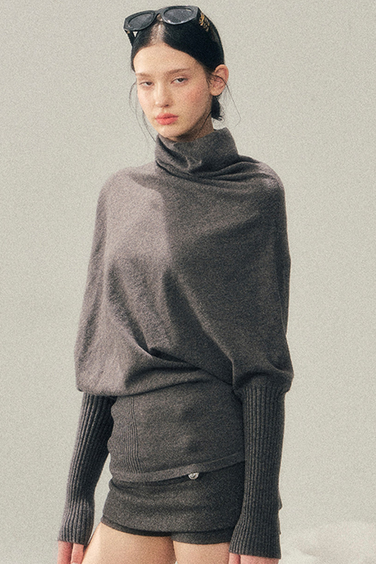 Chic Edgy Knit Sweater