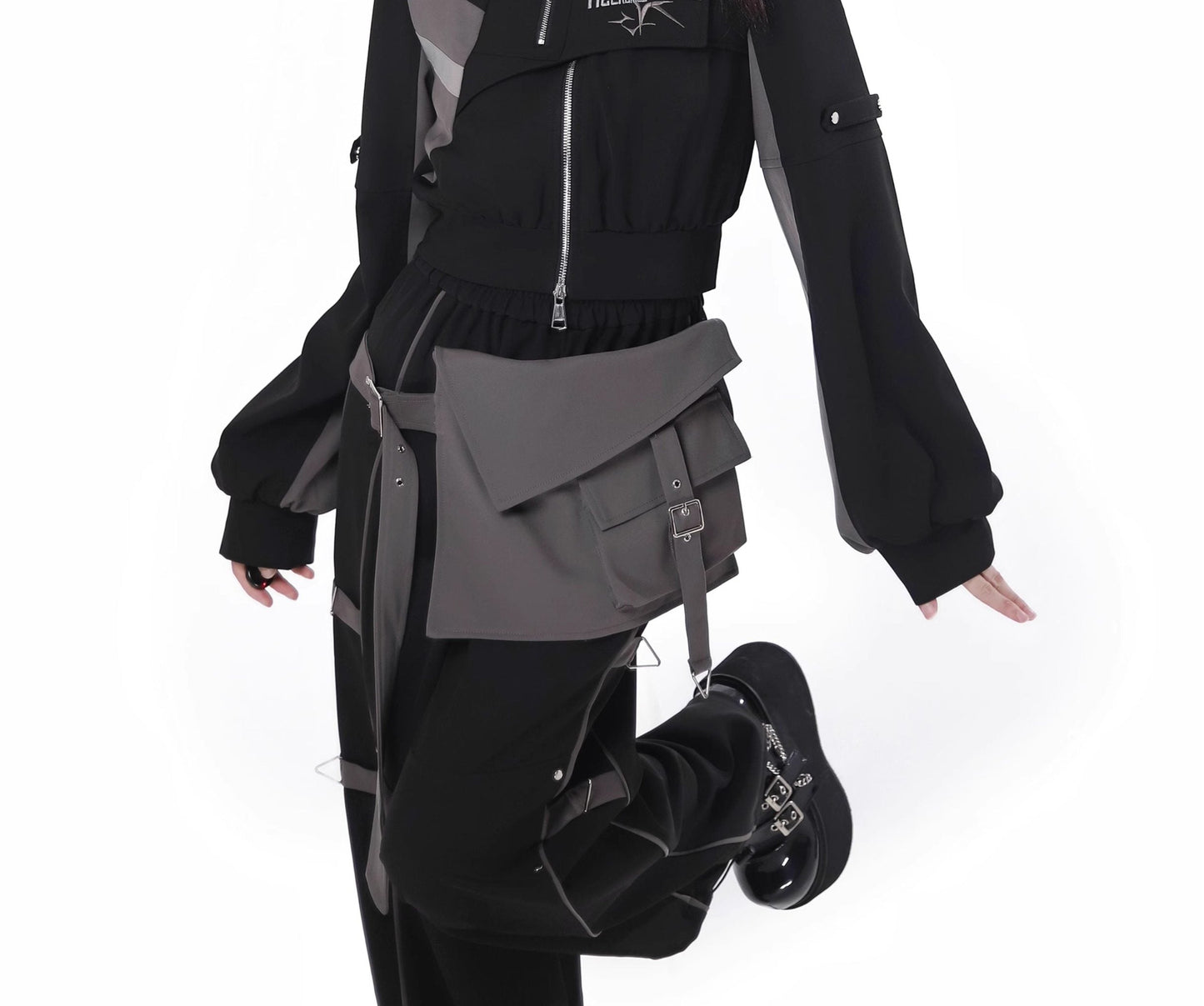 acubi black and gray jacket