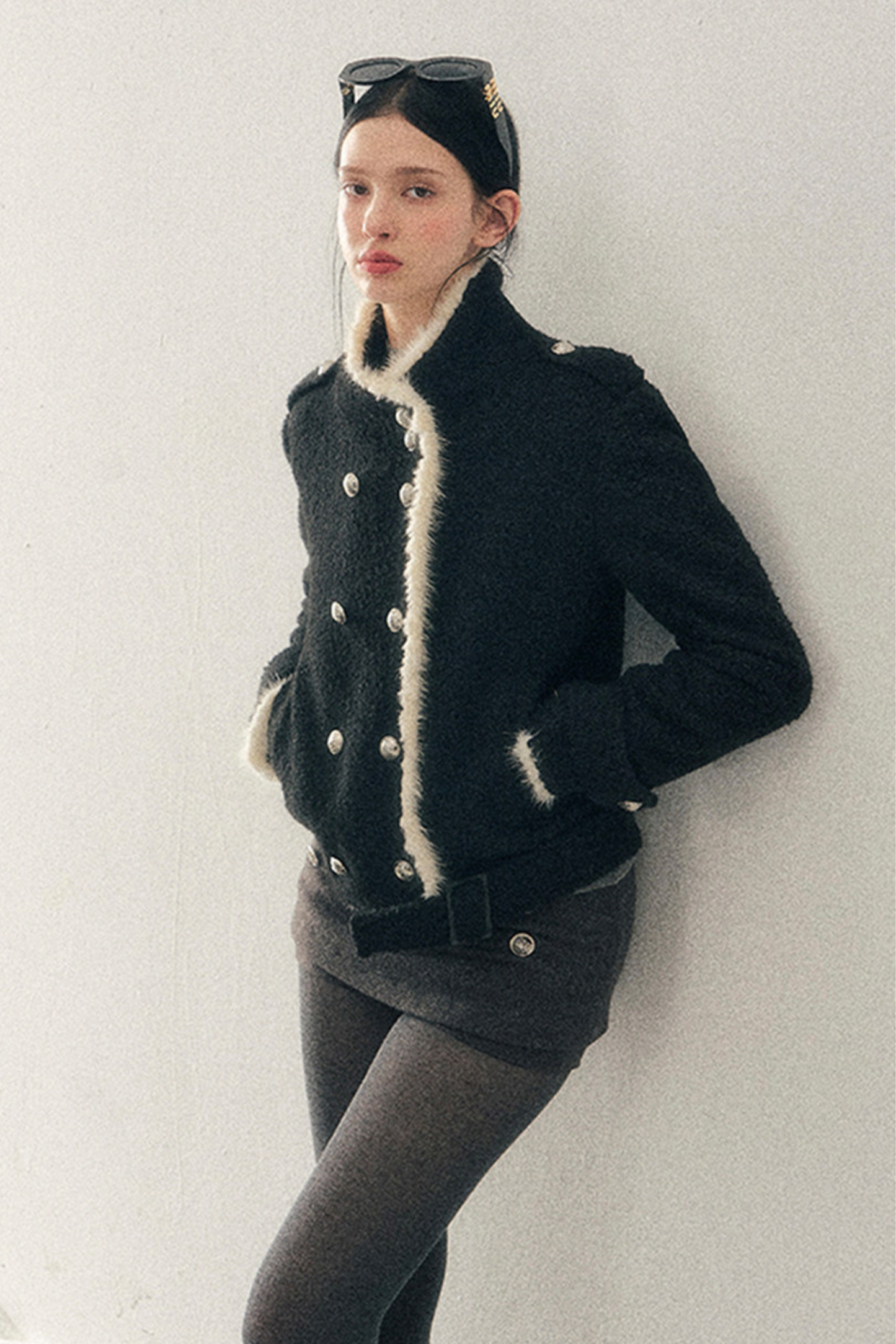 Chic Edgy Double Coat
