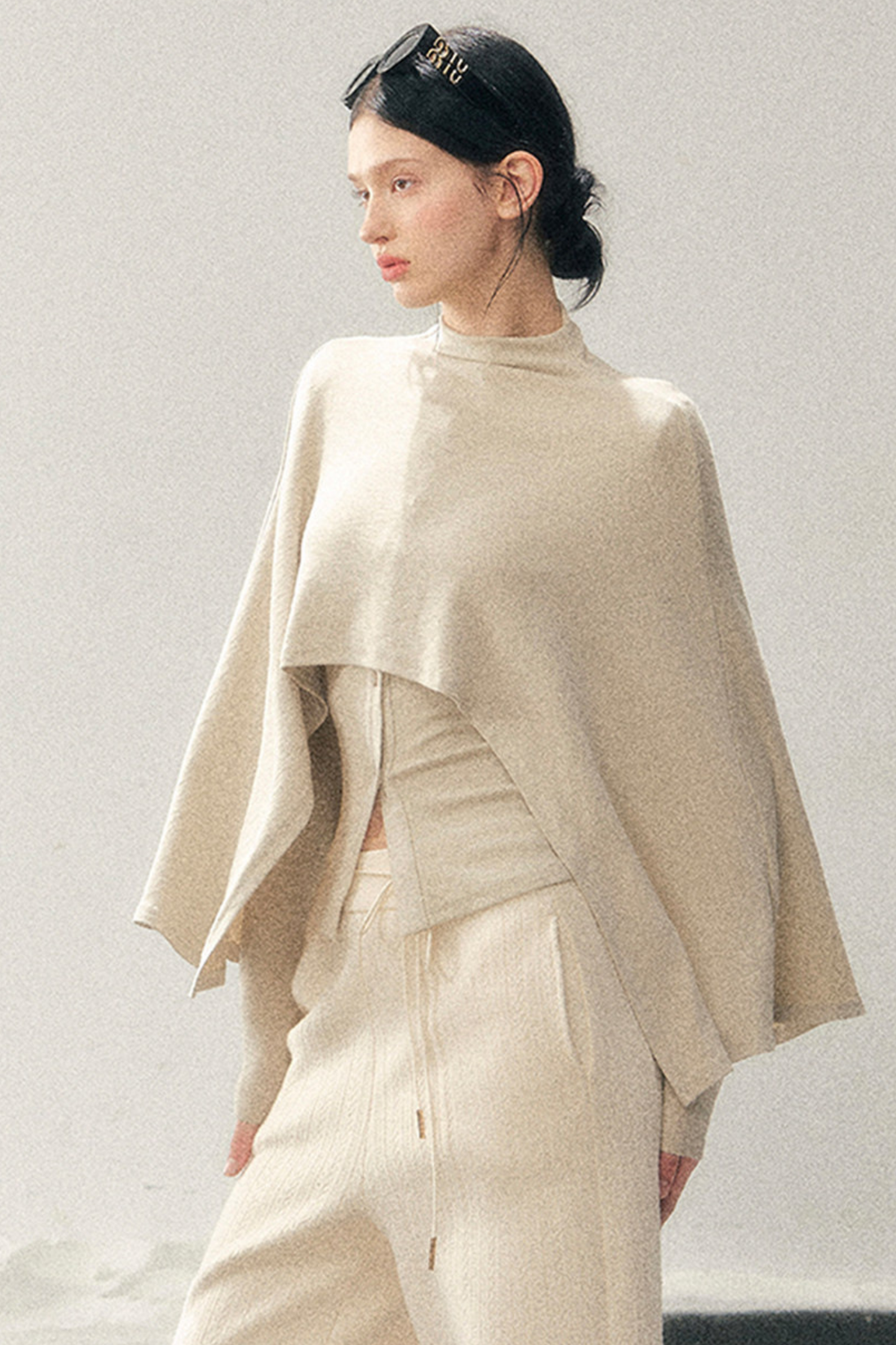 Edgy Tight Shawl + Top