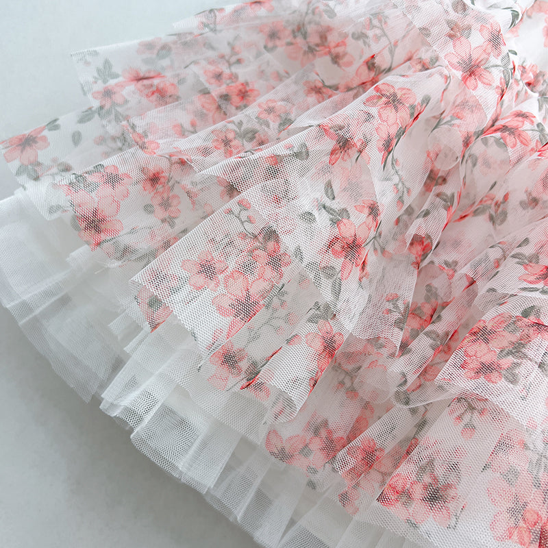 Fairy Princess Plaid Cake Skirt