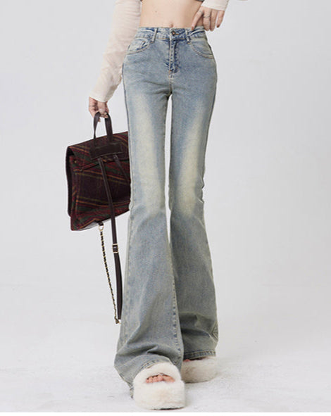 Coquette Retro Stretchy Bootcut Jeans