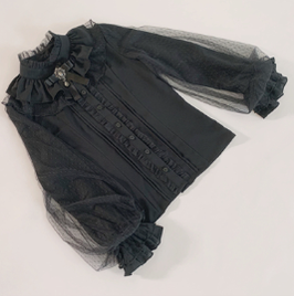 Dim Moonlight~Classic Lolita Chiffon Yarn Inner Blouse