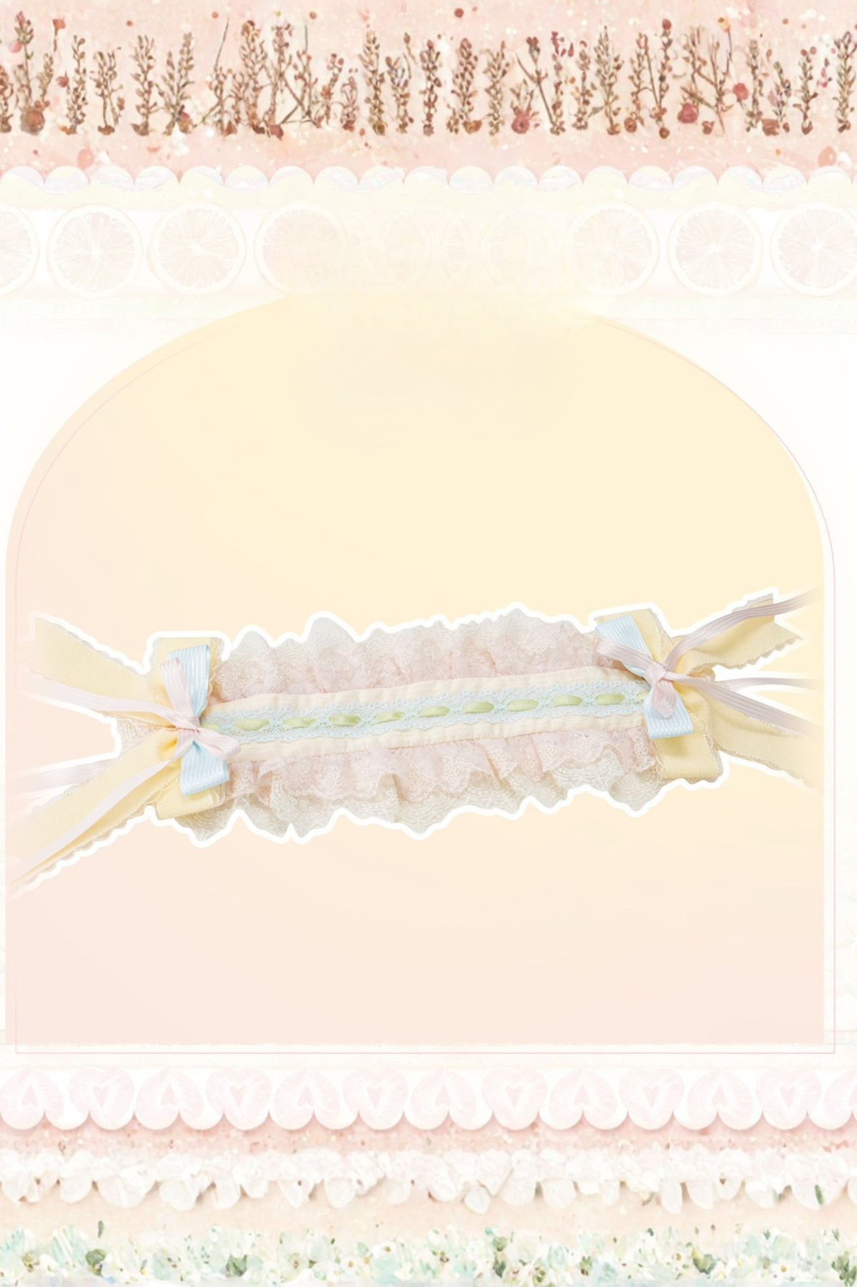 Slice Cake Gorgeous Lolita Dress + Jumper Skirt + Headband + Clip + Hat
