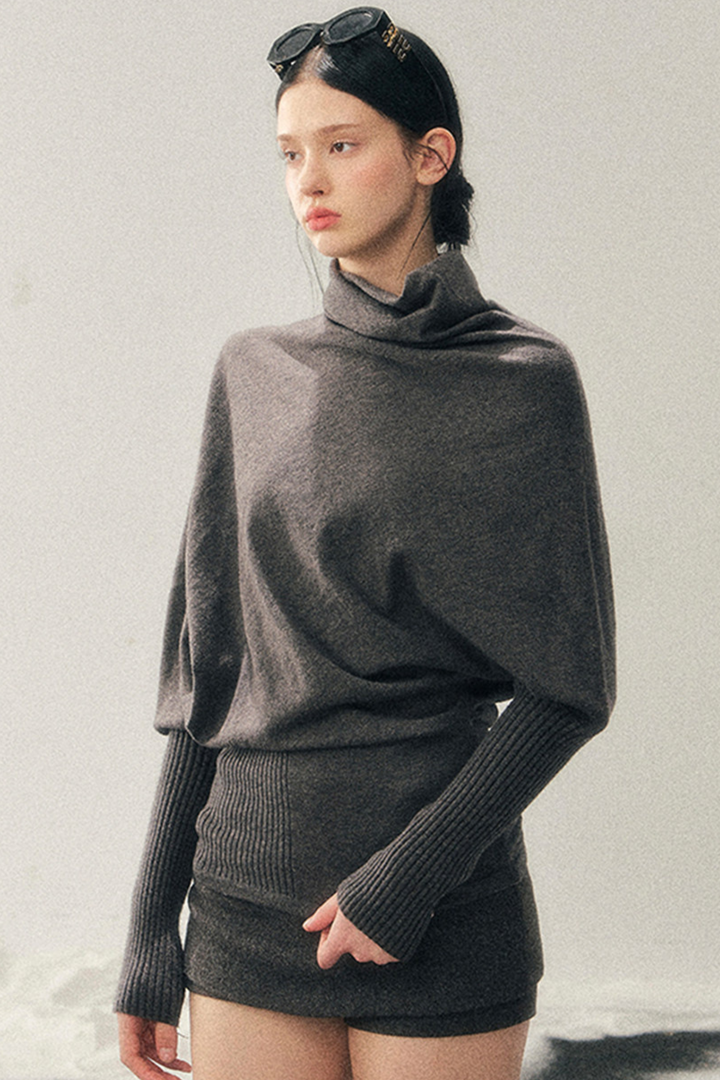 Chic Edgy Knit Sweater