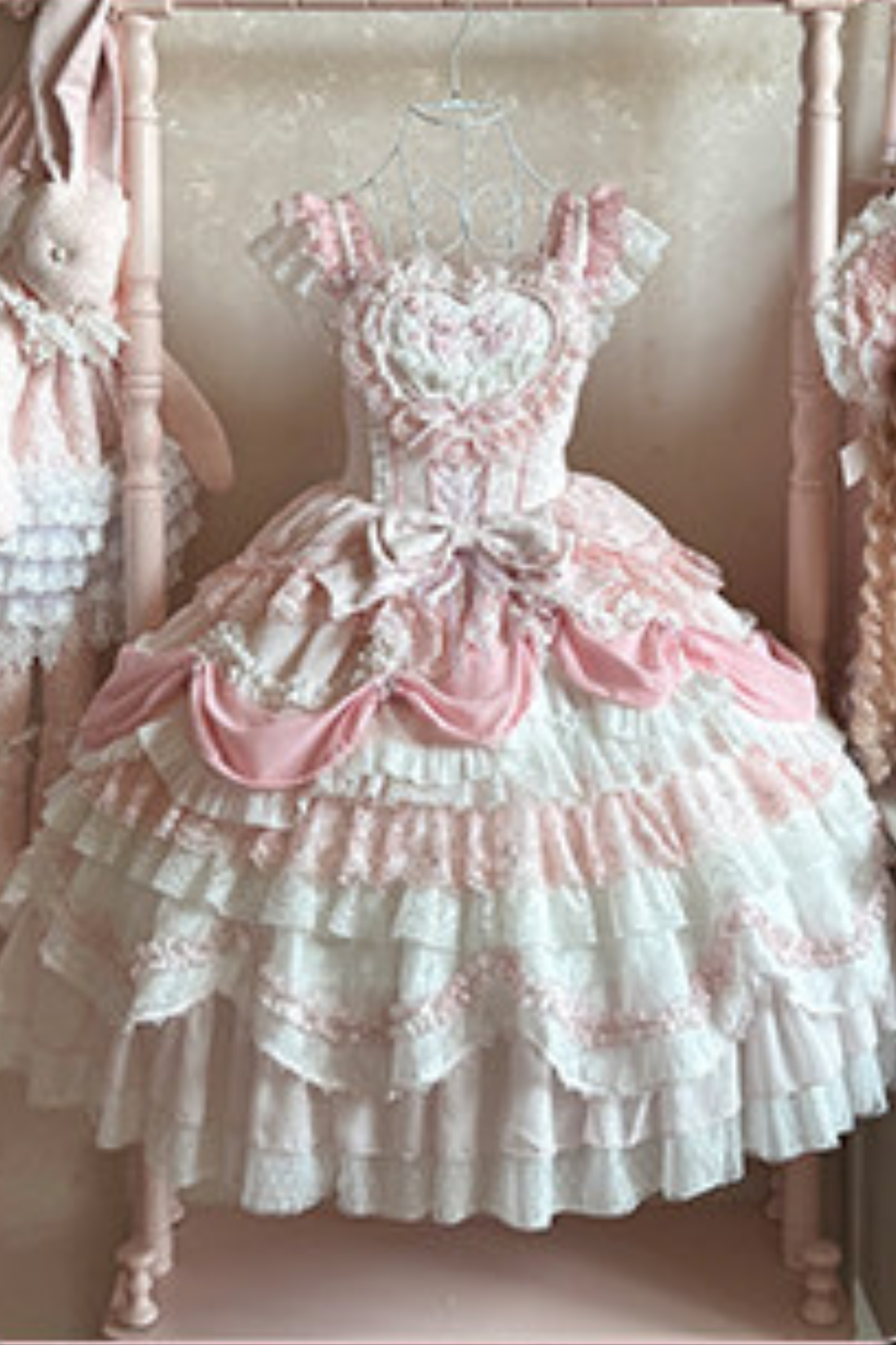 Pink Satin Sweetheart Dress