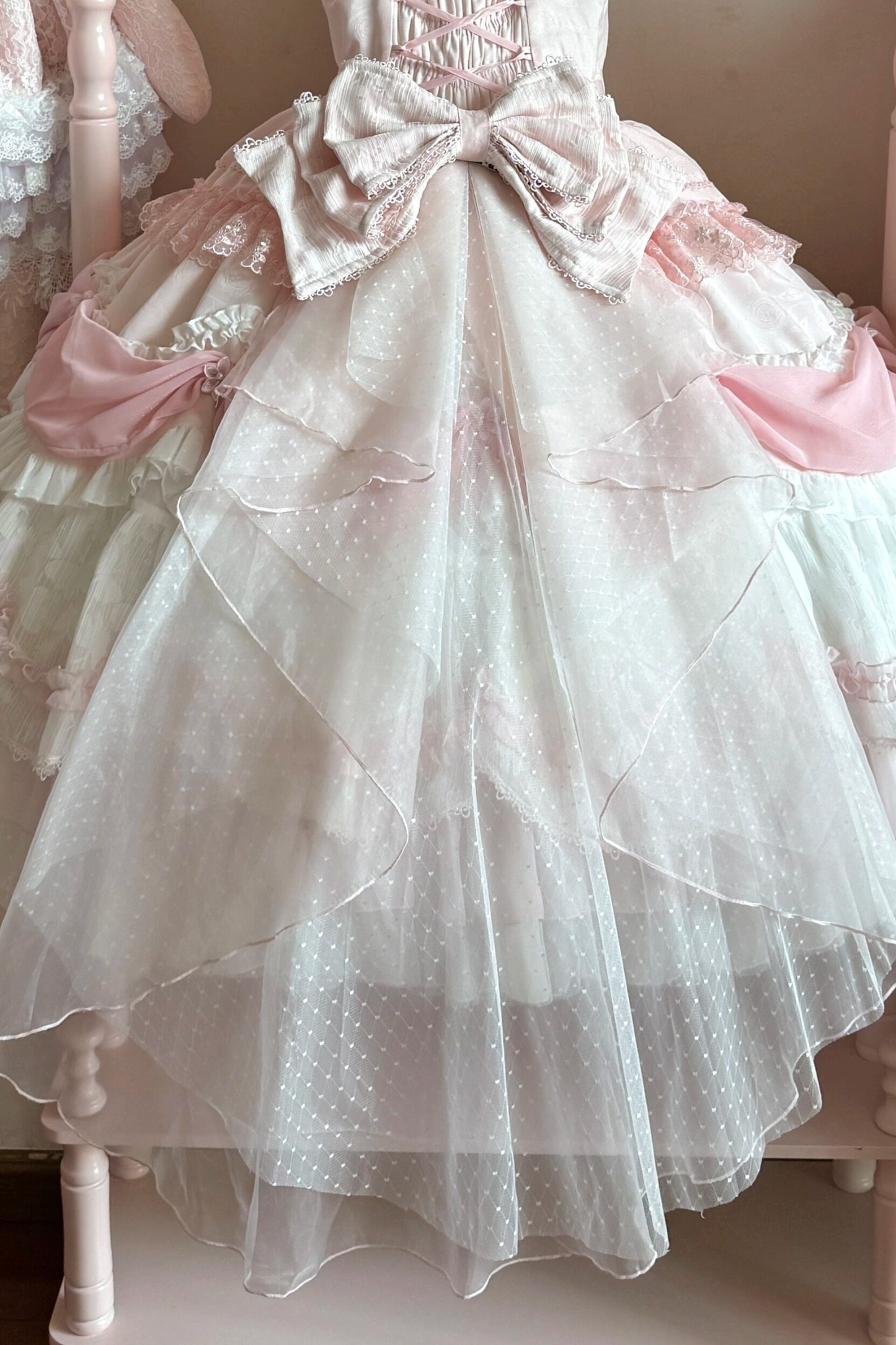 Pink Satin Sweetheart Dress