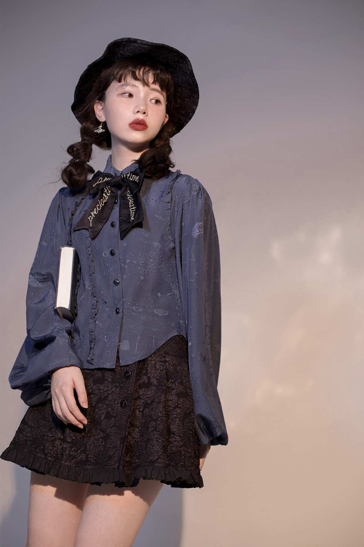 Golden Years Oil Painting Vest + Jacket + Skirt