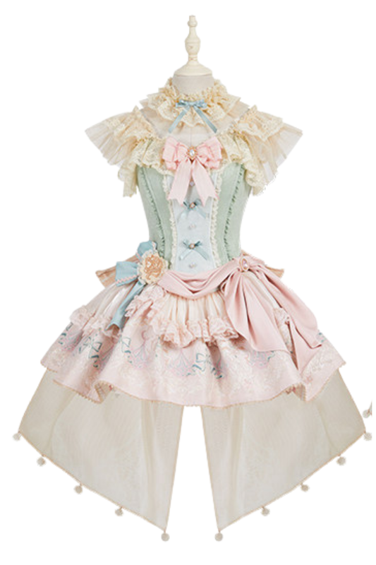 Little Dia Sweet Lolita Dress + BNT + Neck Accessories Dress