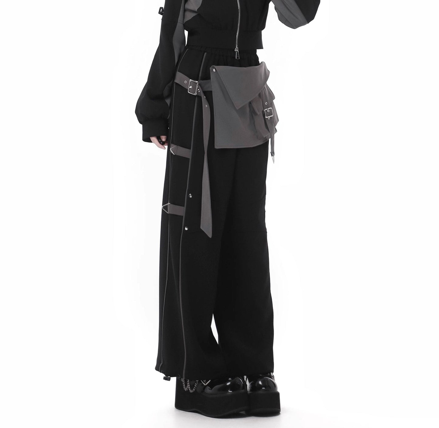 acubi black and gray jacket