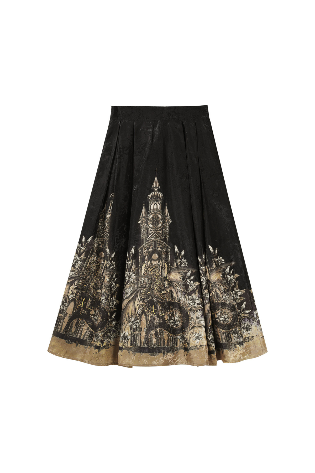 Dragon Lament Cape Dress Skirt
