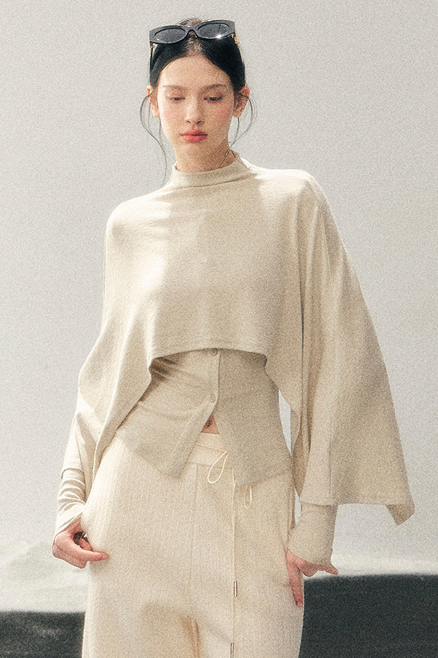 Edgy Tight Shawl + Top