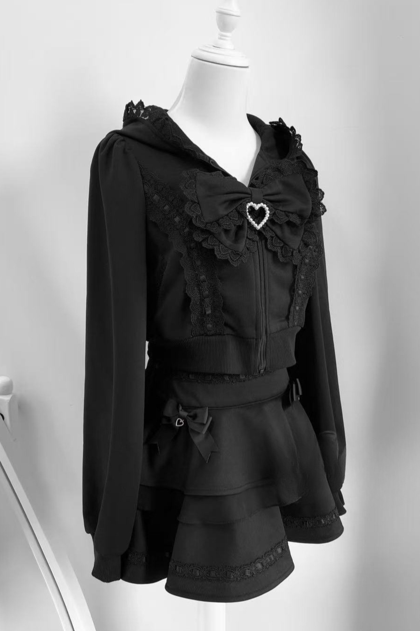 Black and White Sportswear Skirt