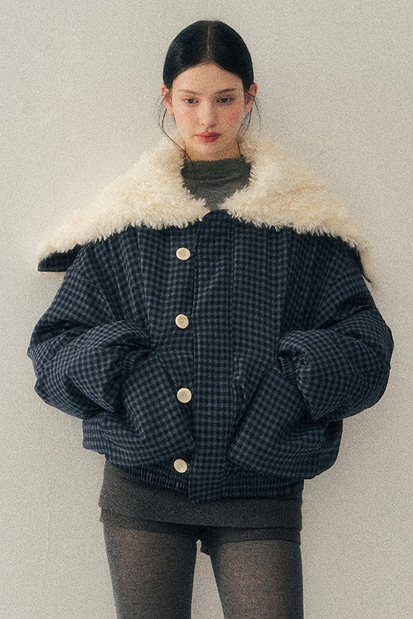 Silent Blue Lamb Mode Jacket