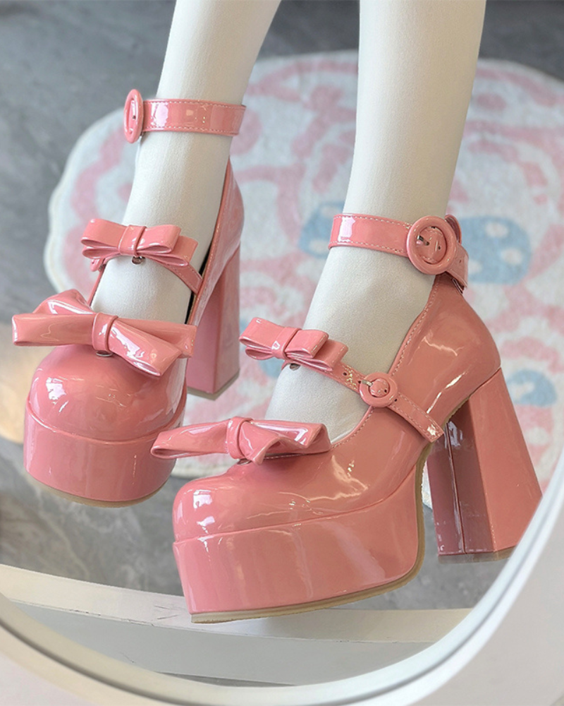 Fairy Lolita High Heel Platform Shoes Coquette Shoes