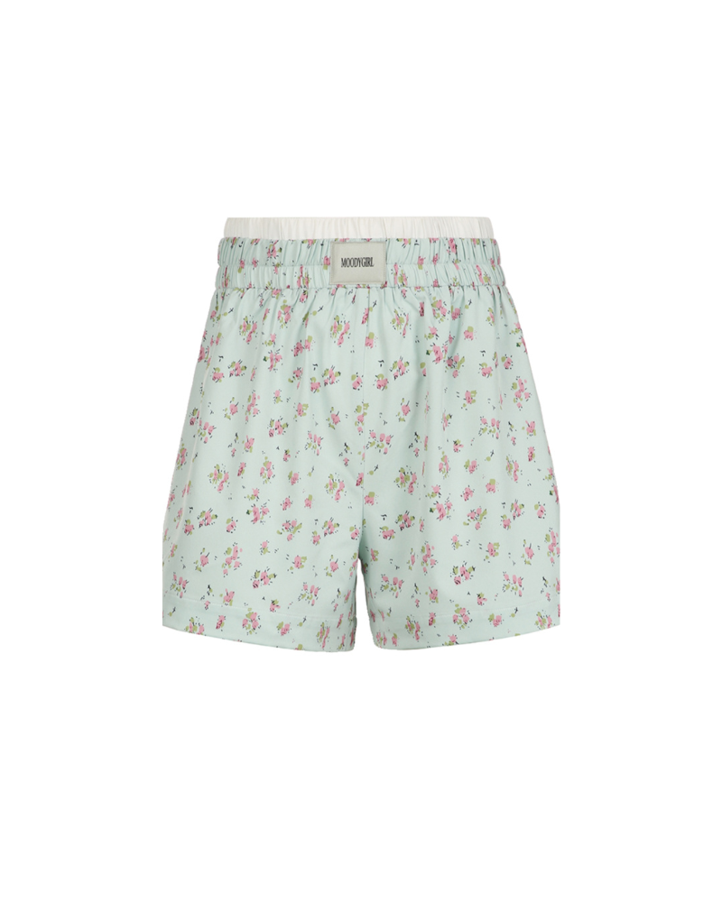 Mint Mambo Floral Shorts