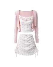 Load image into Gallery viewer, Ballet French Lace Three-piece Coord Set
