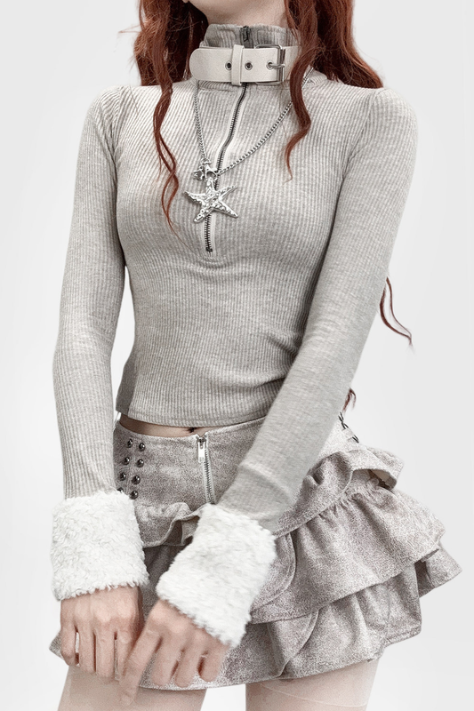 Short Sleeve Knit Top