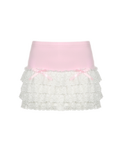 Load image into Gallery viewer, Sweet Bow Lace Cake Skirt
